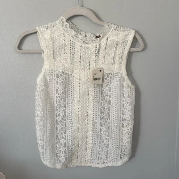 Free People Tea Party Top Size Small - Picture 5 of 7